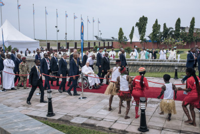 Papa Francisco chega à República Democrática do Congo em meio a conflitos