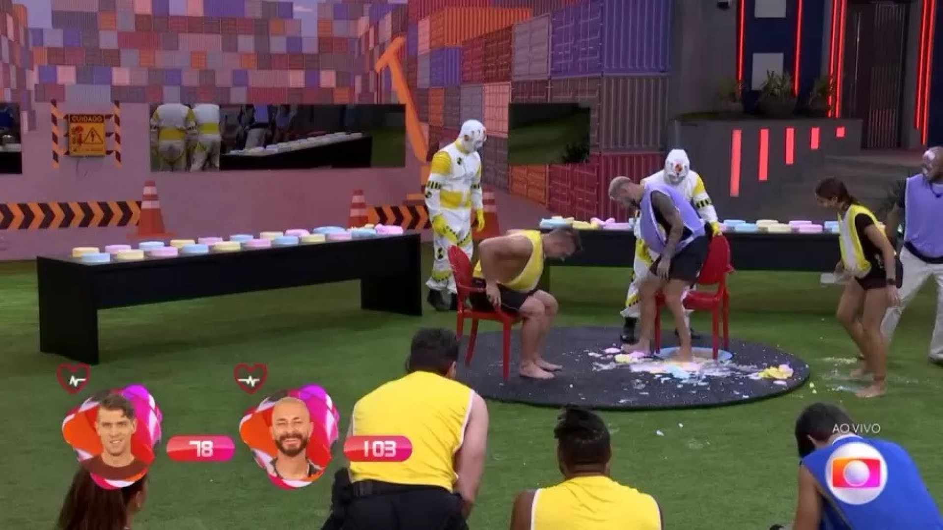 Fred cai durante o jogo da discórdia ao vivo - Reprodução