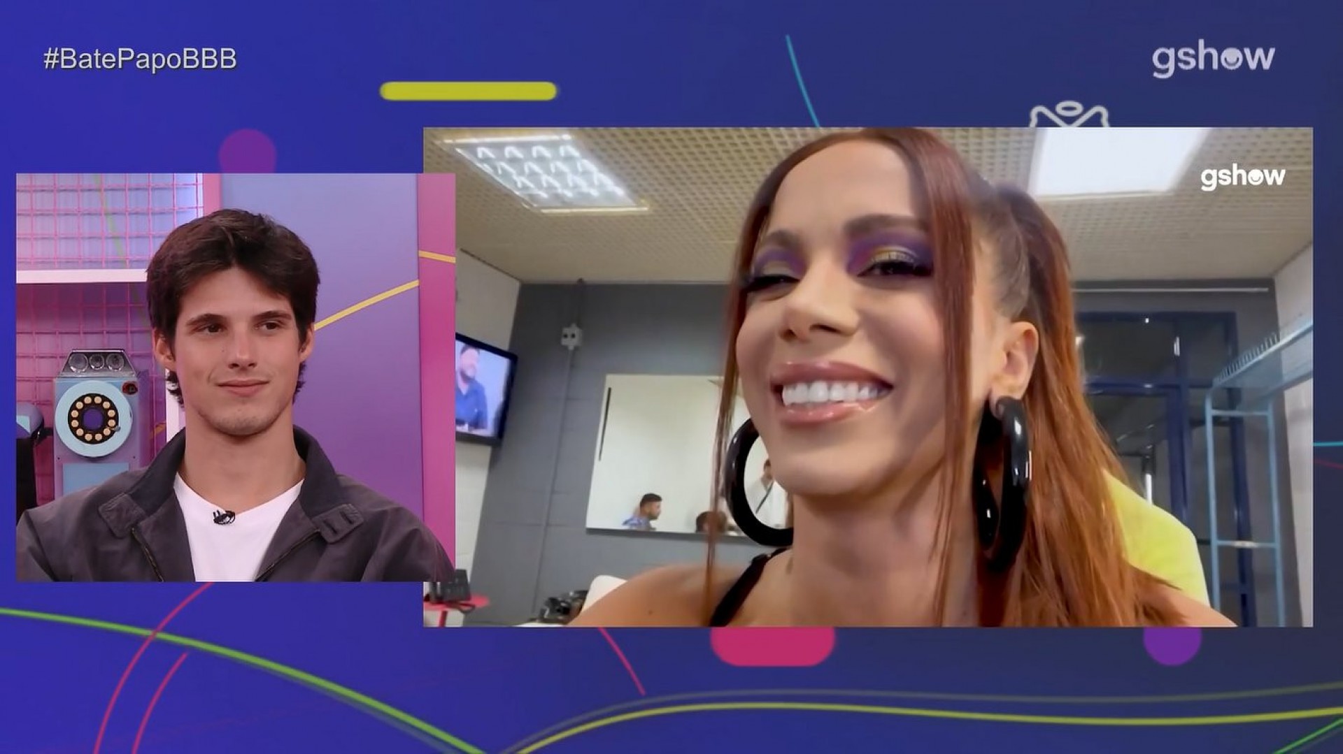 Gabriel assiste ao vídeo em que Anitta diz que o conhece 'muito por alto' - Reprodução