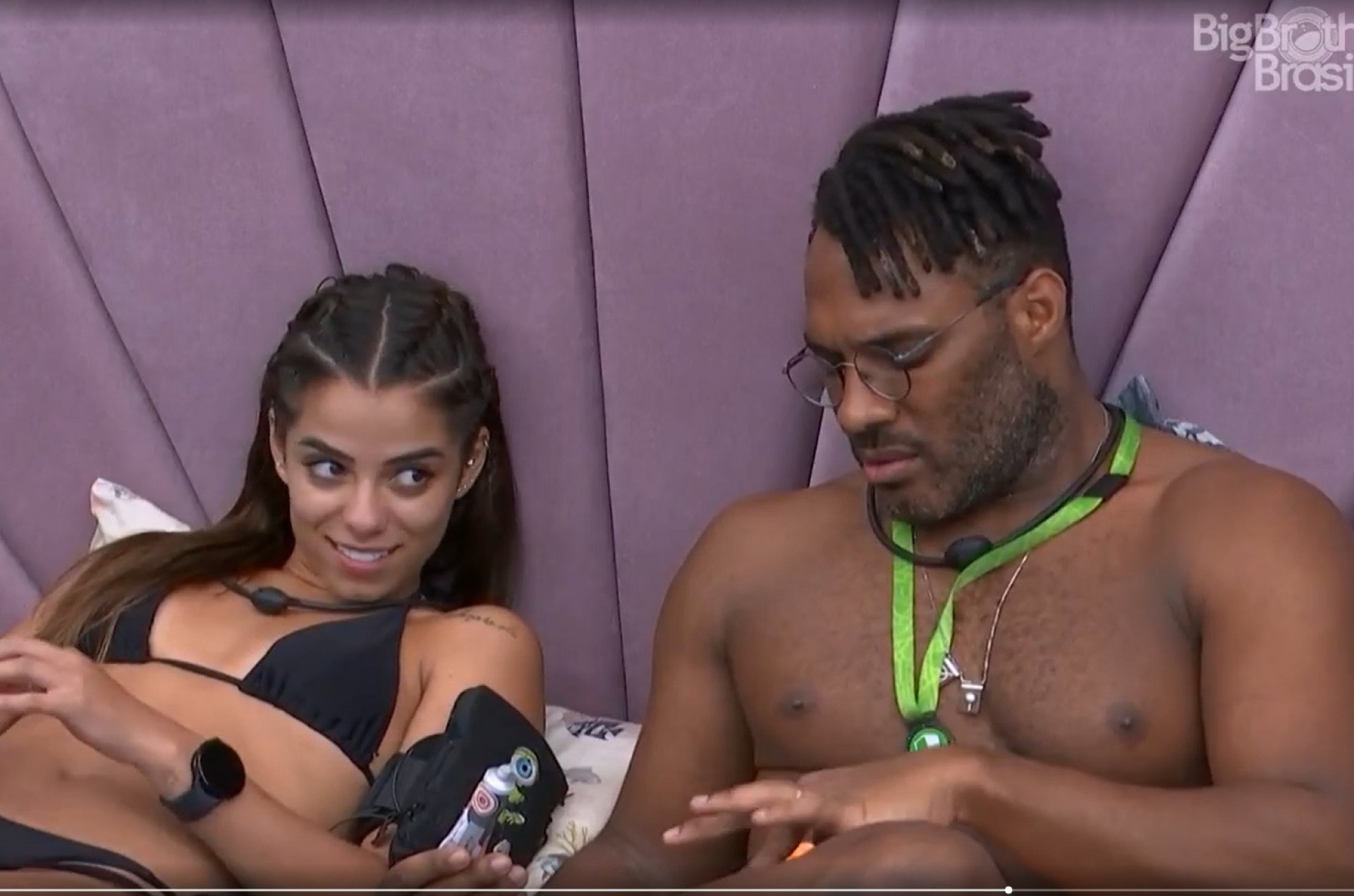 Key Alves conversa com Fred sobre possibilidade de namorar Gustavo fora do 'BBB 23' - Reprodução de vídeo / TV Globo