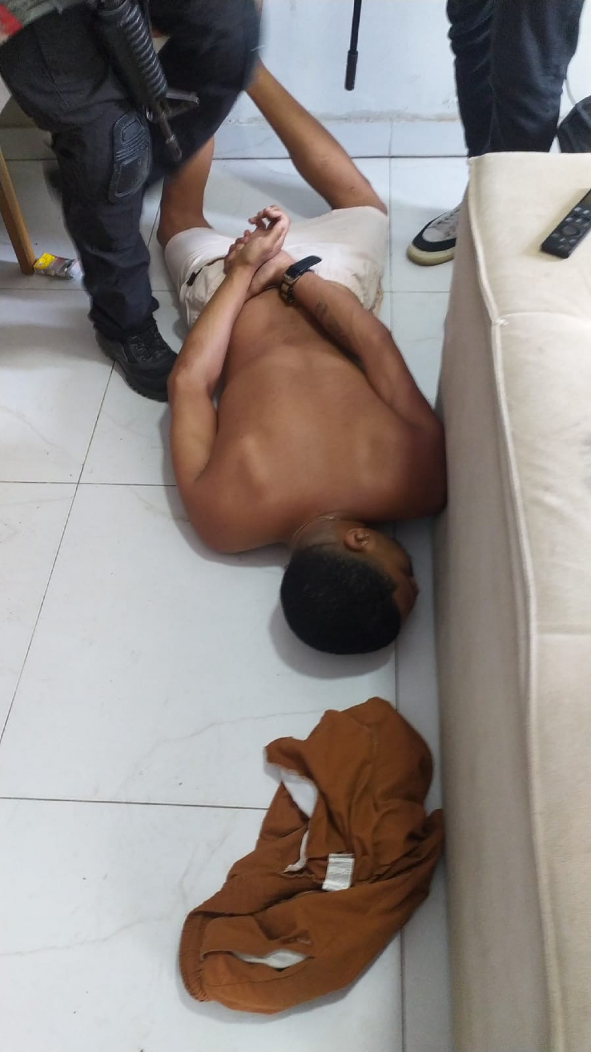 Homem foi preso na sua casa em Cosmos, na Zona Oeste