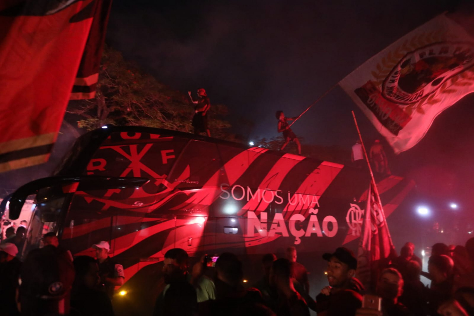 Torcida do Flamengo &eacute; chamada de "Na&ccedil;&atilde;o" - Pedro Ivo/ Ag&ecirc;ncia O Dia