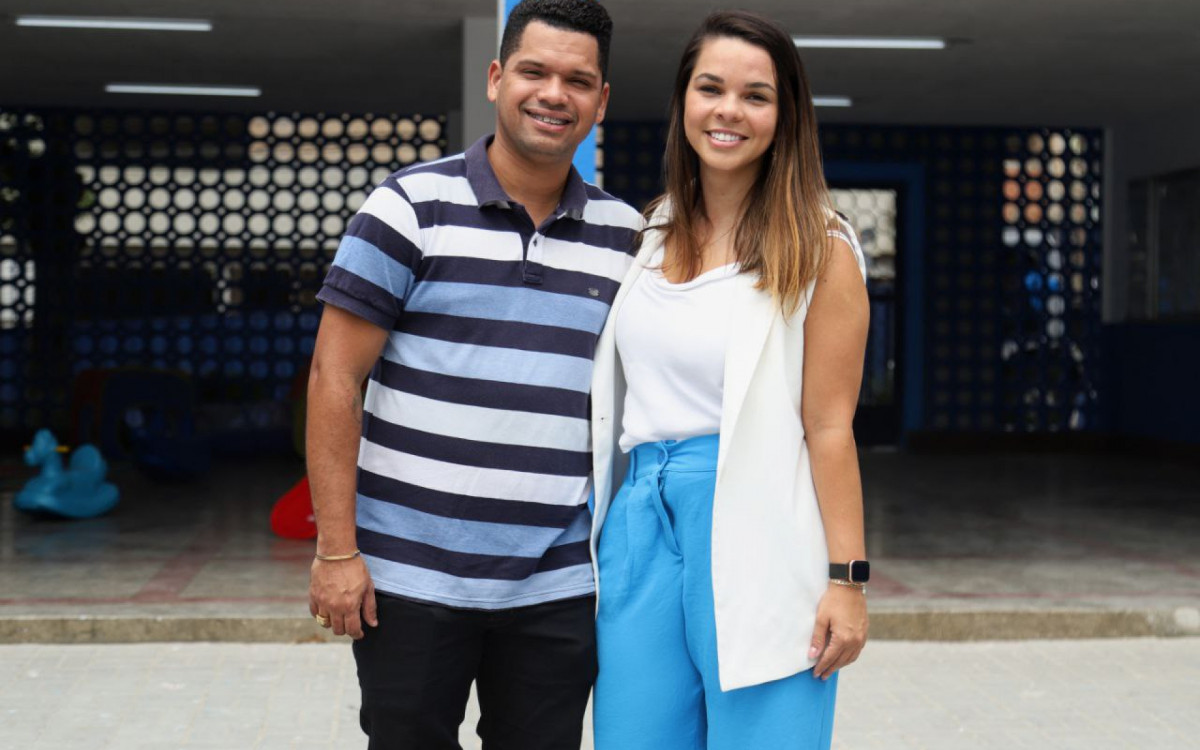 Subsecret&aacute;rio e a secret&aacute;ria interina de Educa&ccedil;&atilde;o, Cultura e Turismo, Ana Paula Gomes