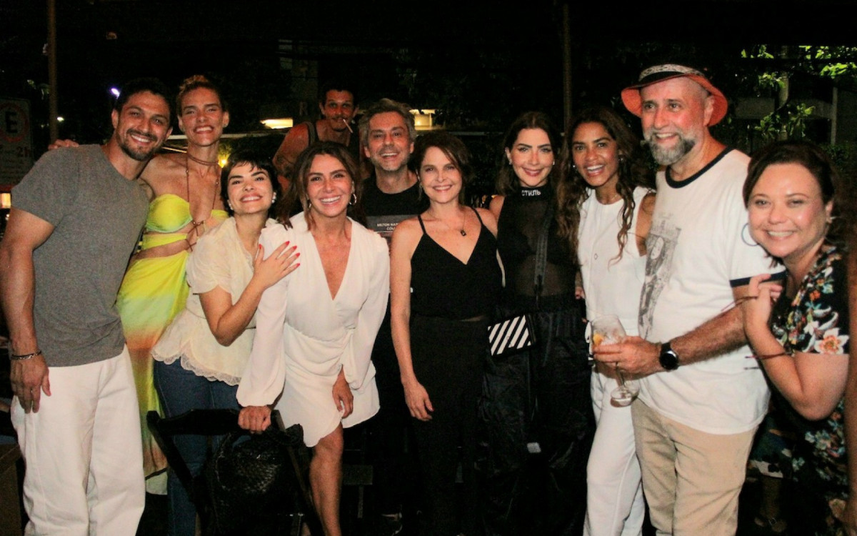 Romulo Estrela, Isabelle Nassar, Vanessa Giácomo, Rafael Losso, Giovanna Antonelli, Alexandre Nero, Drica Moraes, Jade Picon, Lucy Alves, Mauro Mendonça Filho e Renata Tobelem  - Gabriel Rangel / AgNews