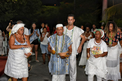 Cortejo para Iemanjá reuniu 100 fiéis em Cordeirinho