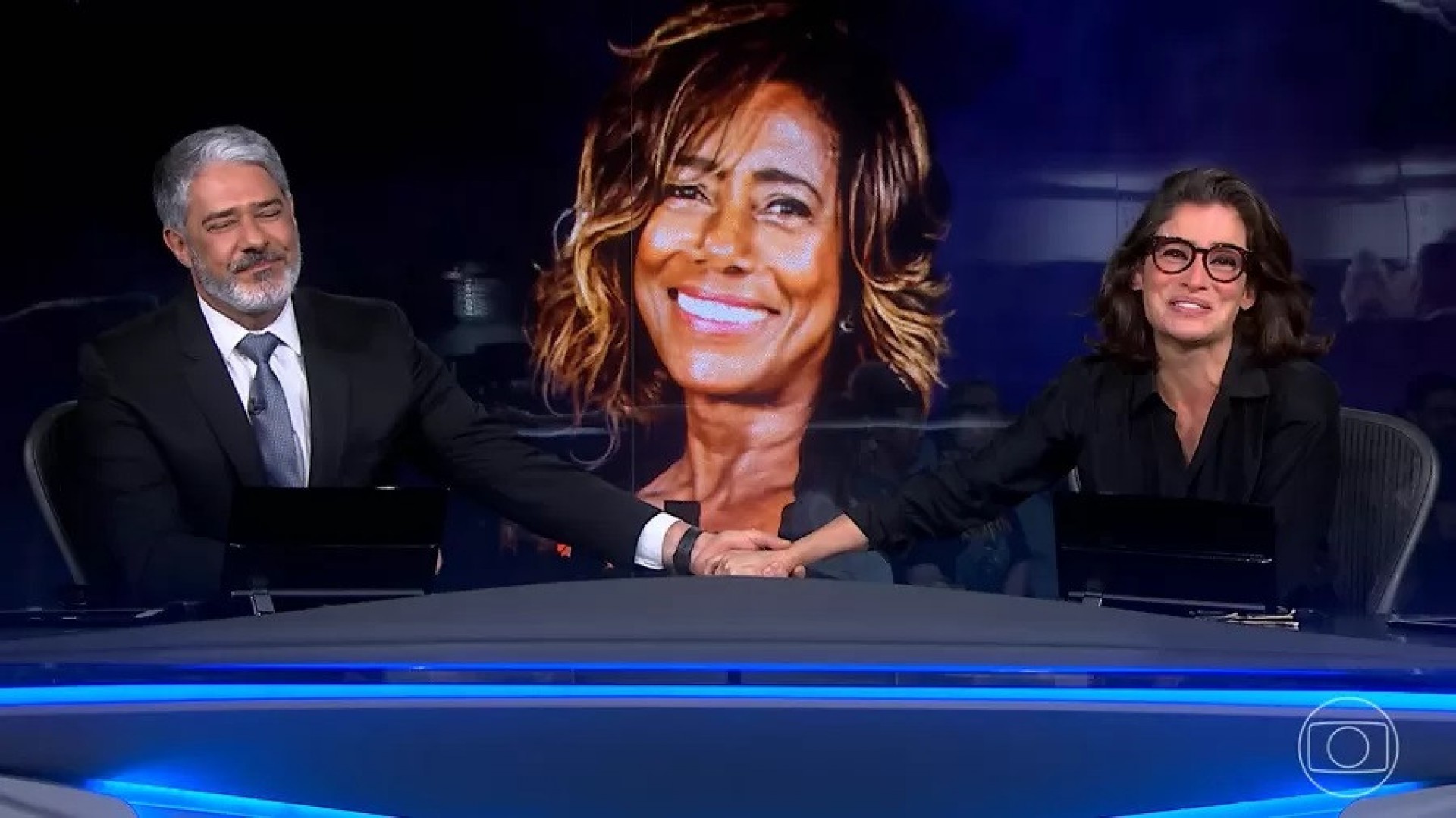 'Jornal Nacional' faz homenagem histórica a Gloria Maria - Reprodução 