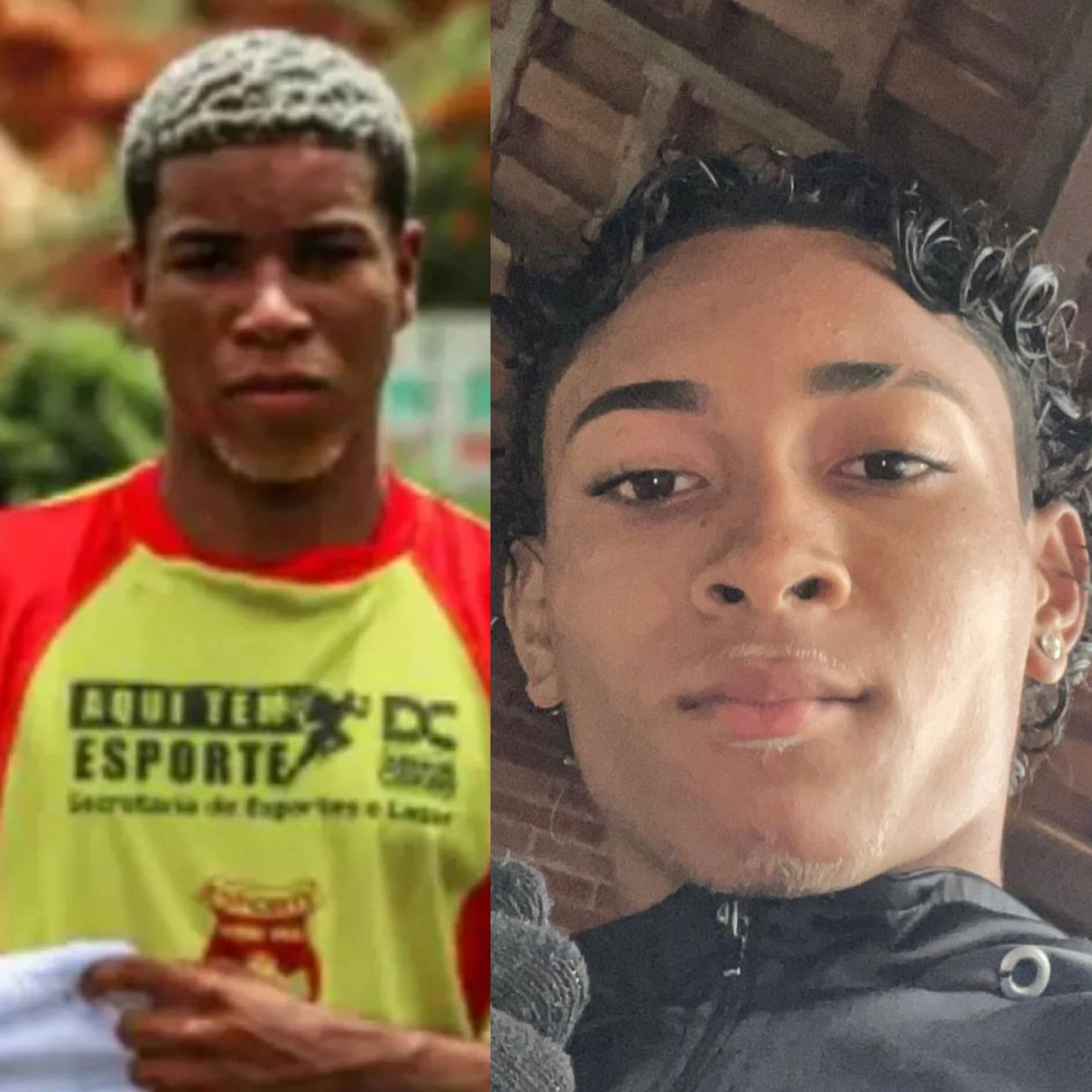 Felipe Gabriel, &agrave; esquerda, e &Iacute;caro Morais, &agrave; direita, est&atilde;o no CTI. Al&eacute;m deles, Victor J&uacute;nior tamb&eacute;m  est&aacute; internado no Ad&atilde;o Pereira Nunes