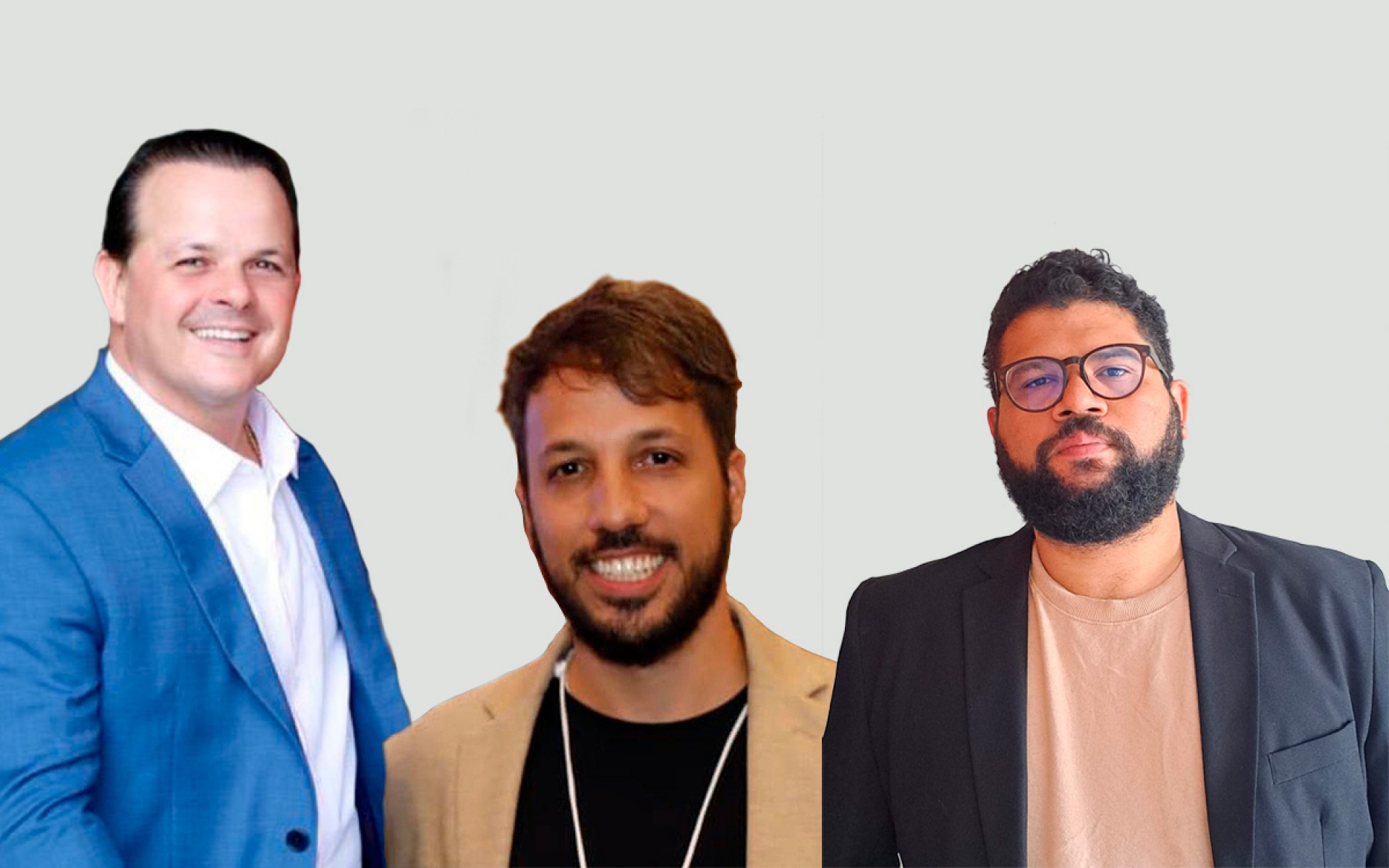 Marcos Rezende, Caio S&Atilde;&iexcl; e Alexandre Farah