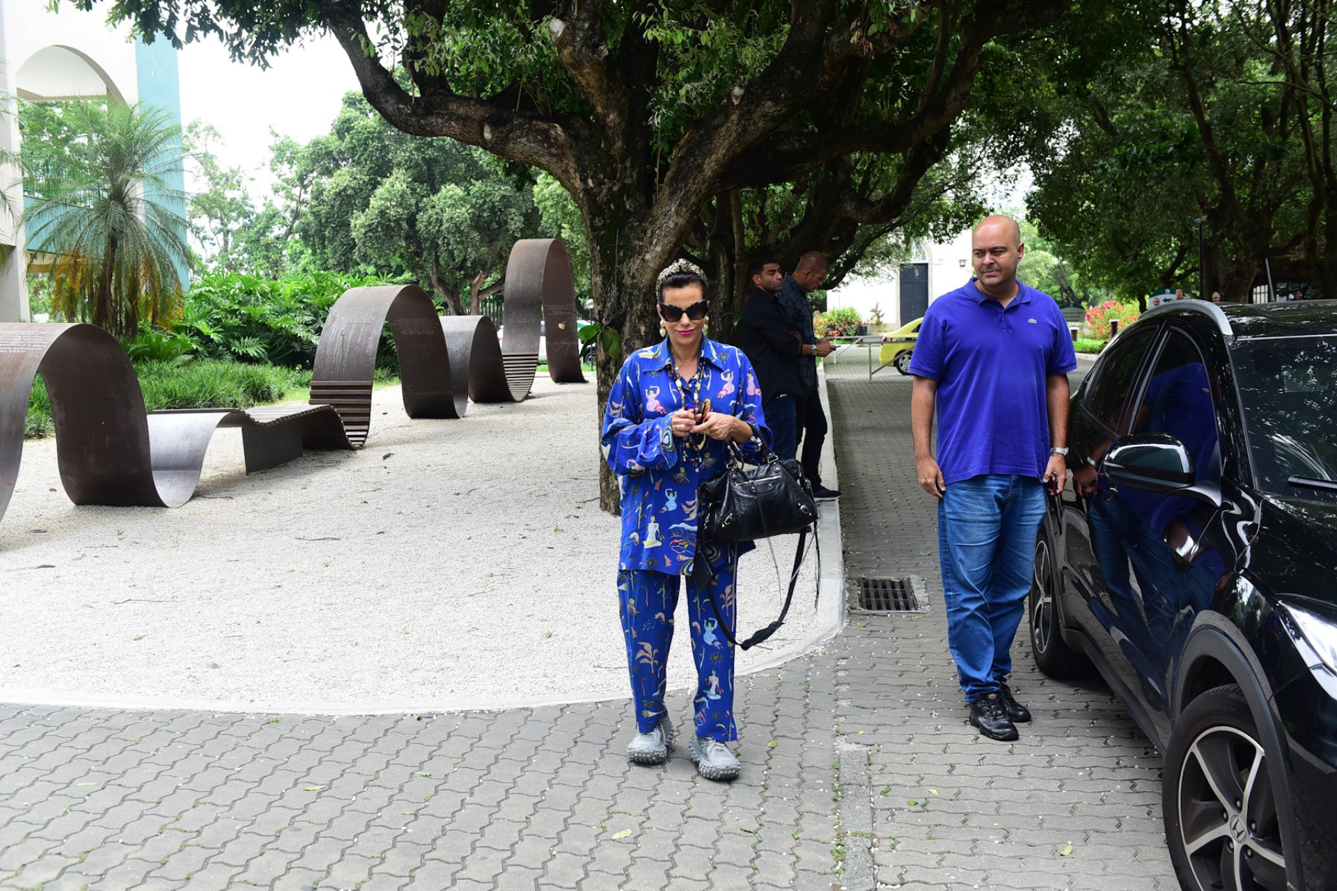 Narcisa Tamborindeguy comparece ao velório de Gloria Maria - Marcelo Sá Barretto e Pereira / Agnews