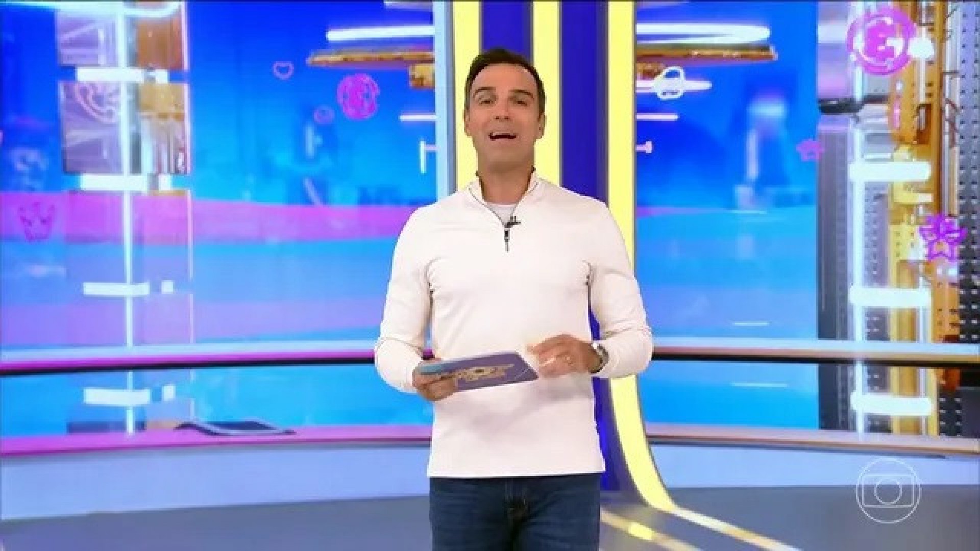Tadeu Schmidt avisa que Big Fone irá tocar no 'BBB 23' - Reprodução de vídeo / TV Globo