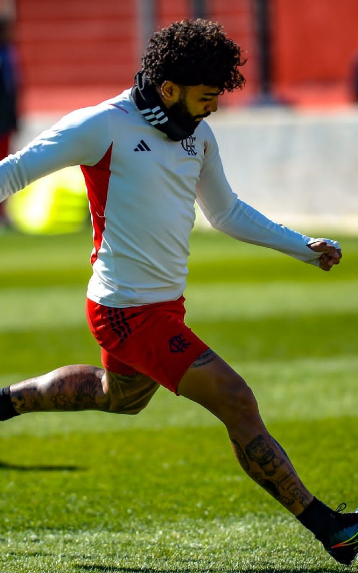 Flamengo troca local de treino e faz primeiro trabalho com bola no Marrocos - Marcelo Cortes / Flamengo