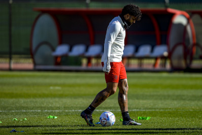Flamengo troca local de treino e faz primeiro trabalho com bola no Marrocos