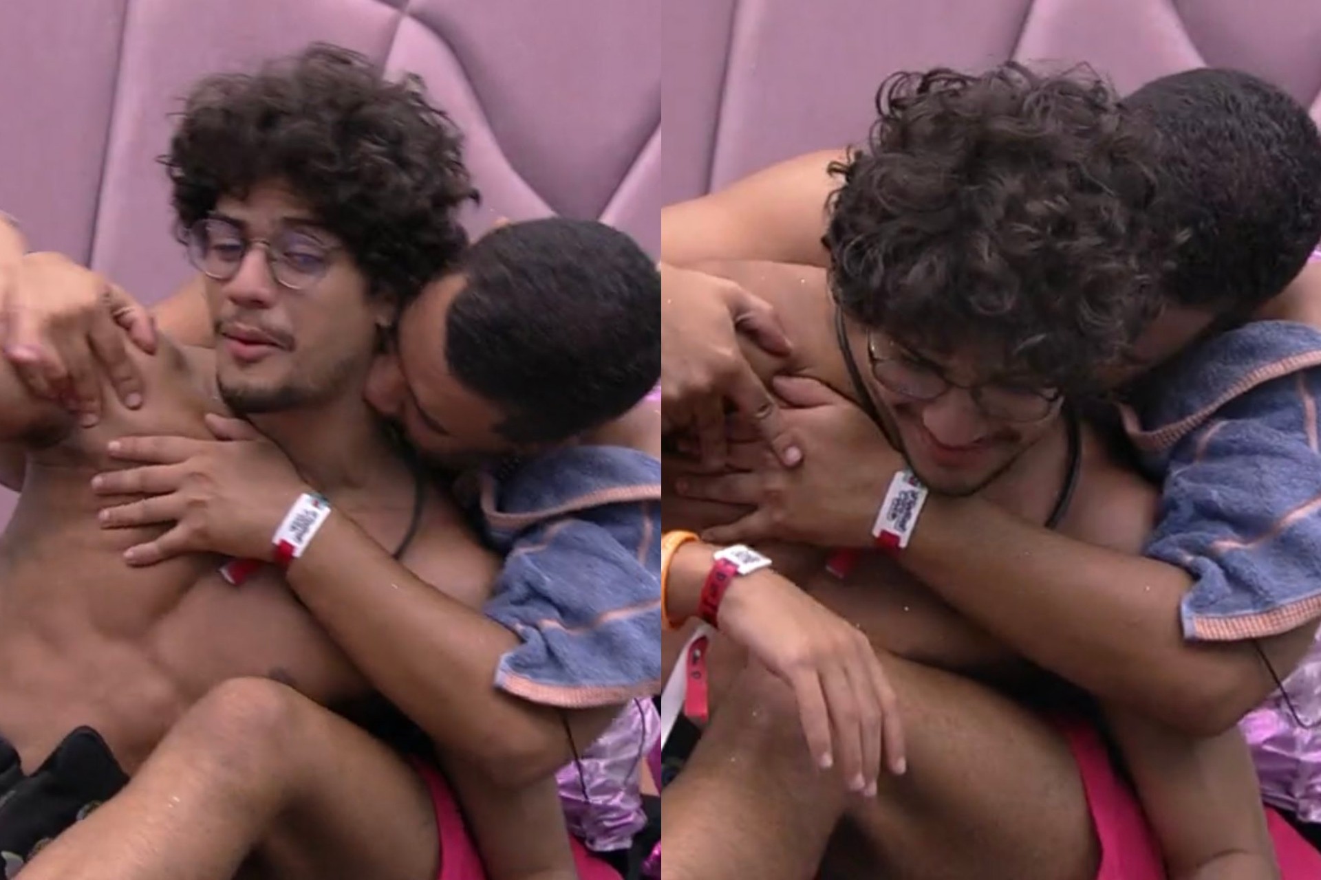 Bruno Gaga é acusado de assédio por tentar beijar Gabriel Santana mesmo após rejeição, no 'BBB 23' - Reprodução/Globoplay
