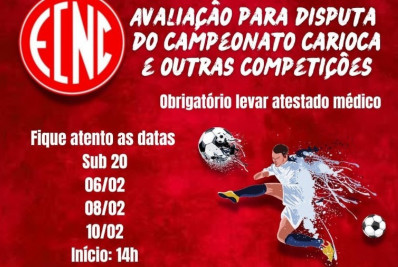 Nova Cidade realiza avaliação para a categoria sub-20 visando à temporada 2023, em Nilópolis
