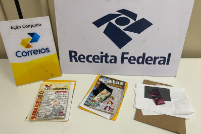 Receita apreende R$ 7,5 mil em drogas sintéticas no Aeroporto do Galeão