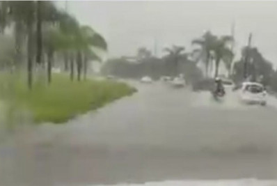Temporal atinge Angra dos Reis desde o início da tarde
