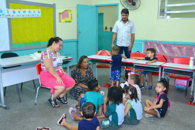 Primeiro dia de volta às aulas na rede municipal de ensino de Quissamã