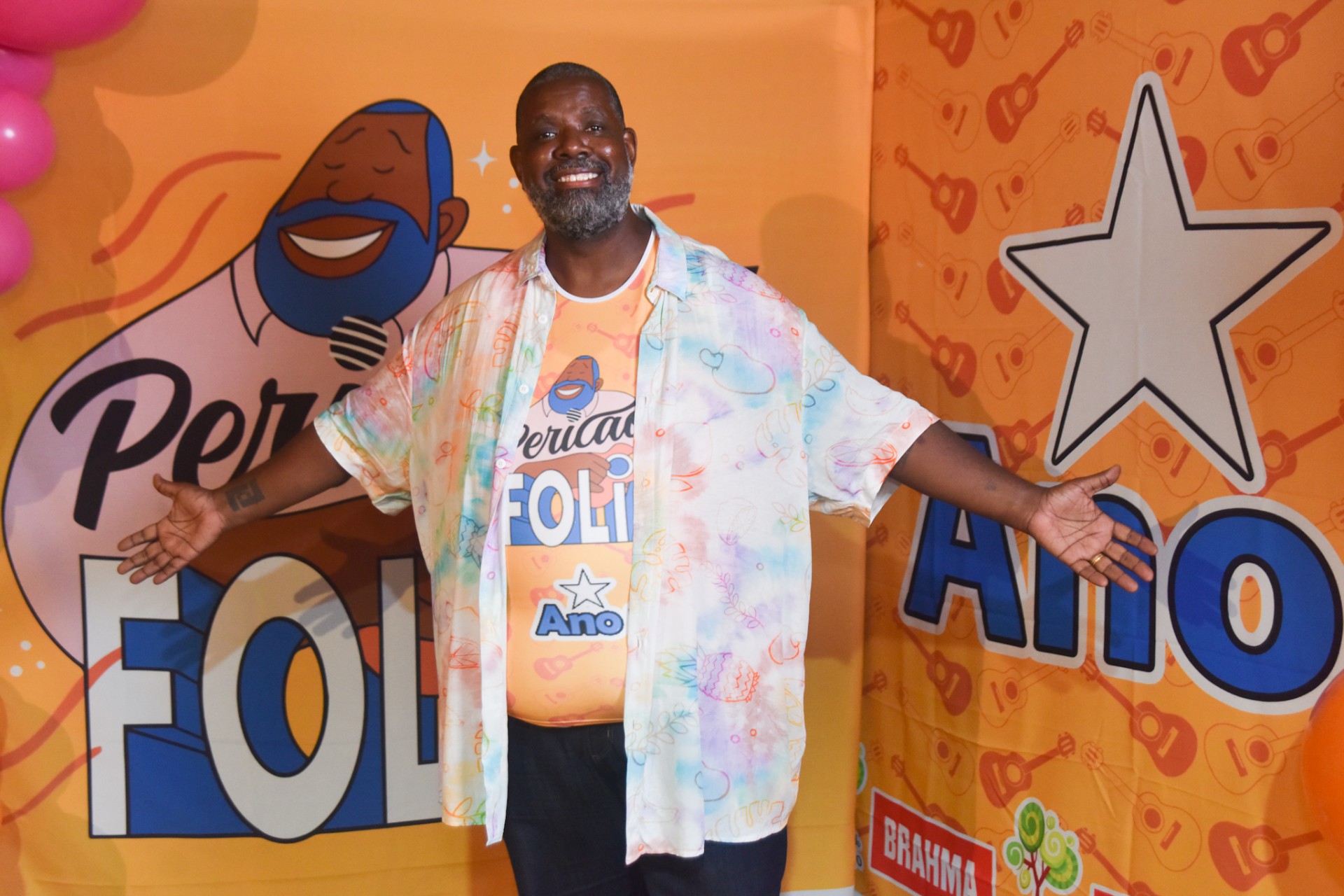 Péricles durante a primeira edição da Pericão Folia  - Leo Franco / AgNews