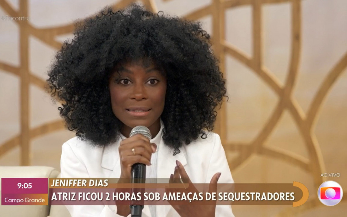 Jennifer Dias relembrou desespero ap&oacute;s ser sequestrada, no 'Encontro' desta quarta-feira