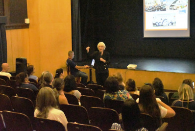 Tema da Cartilha de Proteção e Bem-estar Animal fez parte do encontro de professores nesta quarta-feira, 08/02
