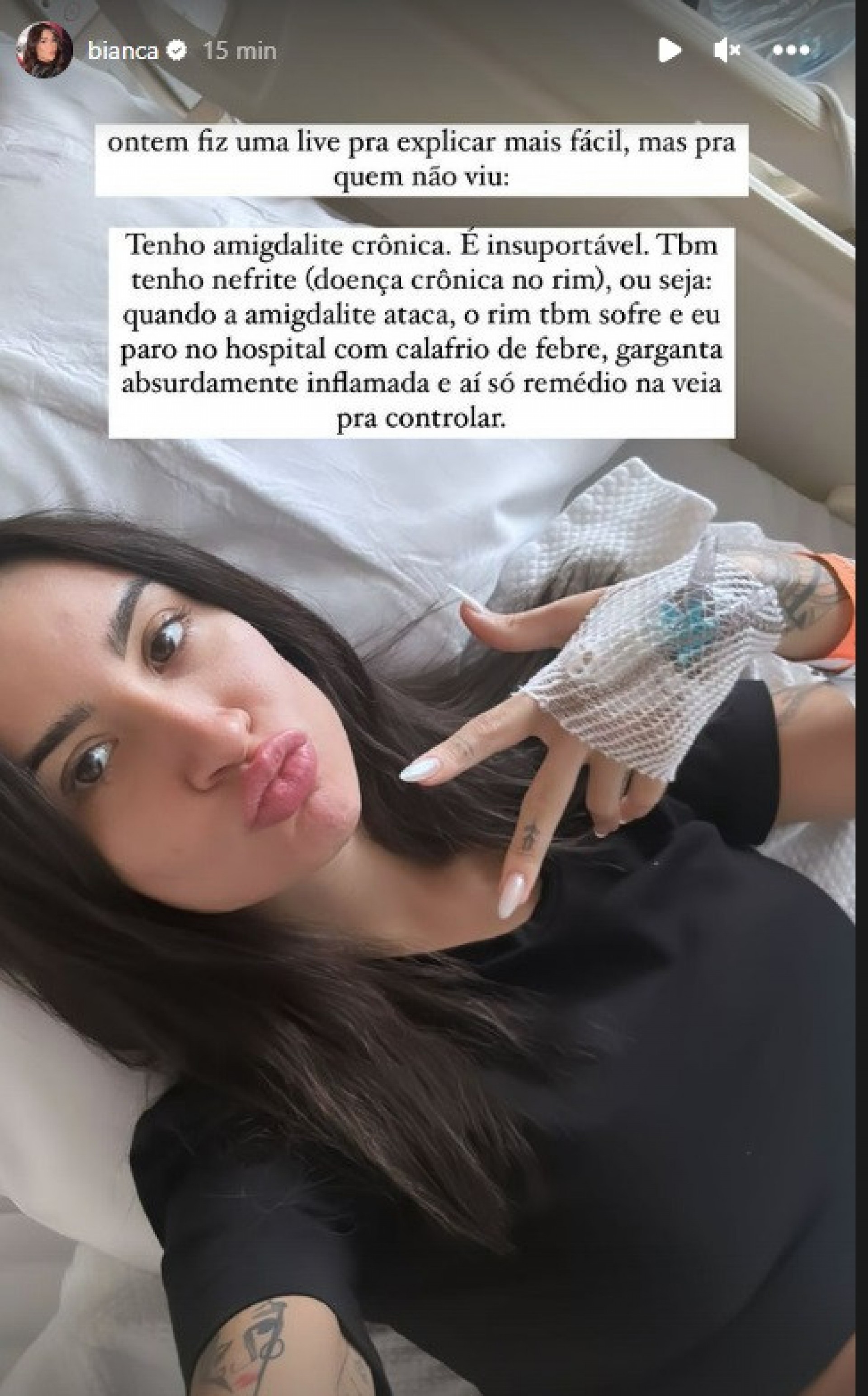 Bianca Andrade recebe alta hospitalar - Reprodução do Instagram