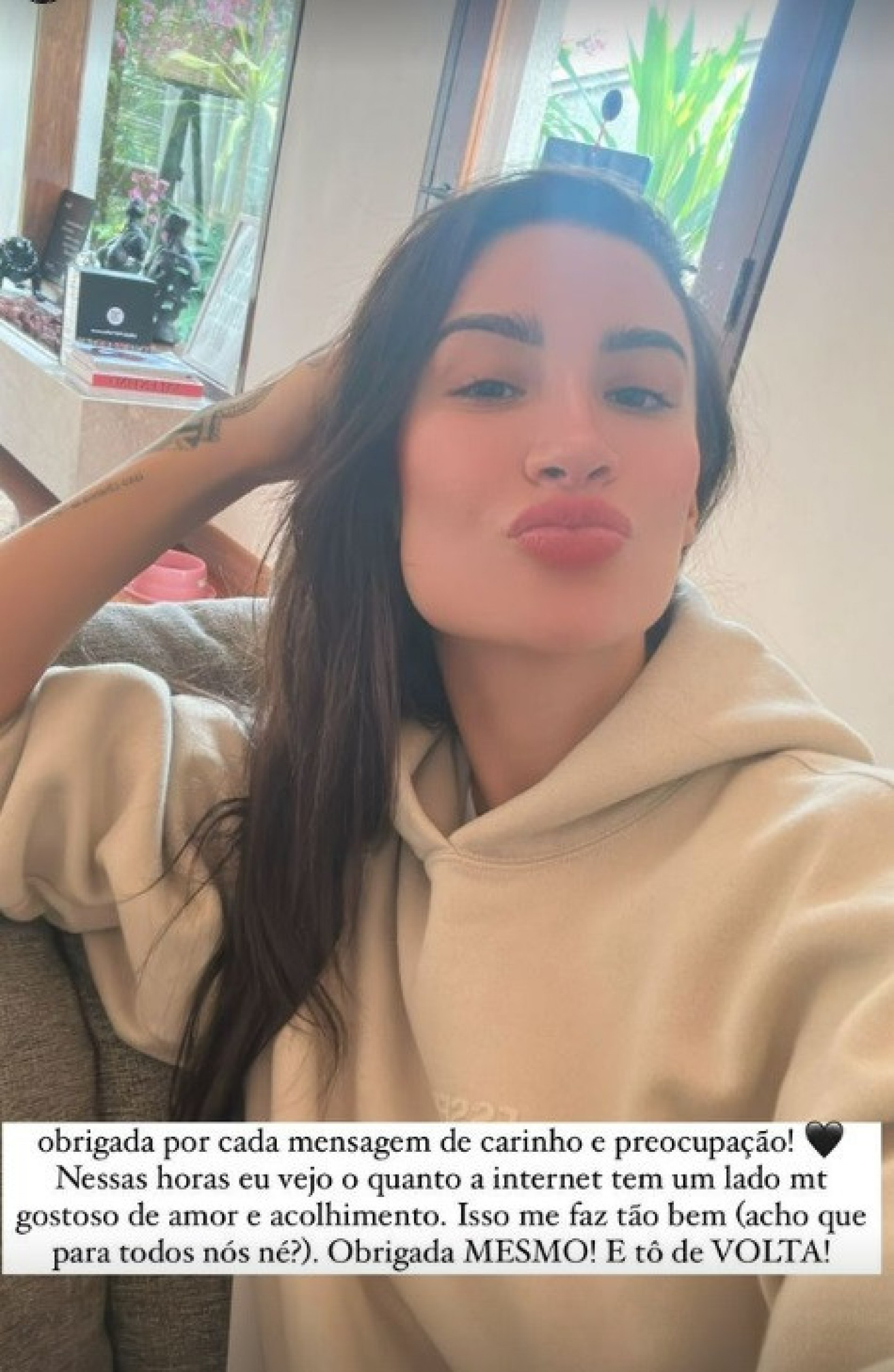 Bianca Andrade recebe alta hospitalar - Reprodução do Instagram