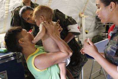 Indígenas yanomami com alta hospitalar voltam para o território