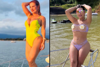 Deolane Bezerra surge imitando Débora Albuquerque na rede social