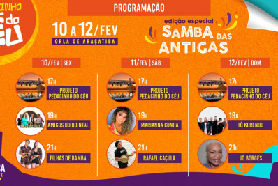 Pedacinho do Céu acontece neste final de semana