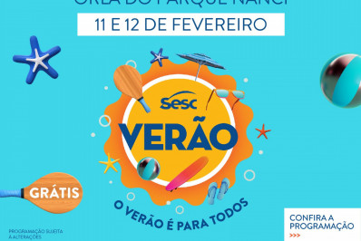 Maricá recebe projeto Sesc Verão na Orla do Parque Nanci