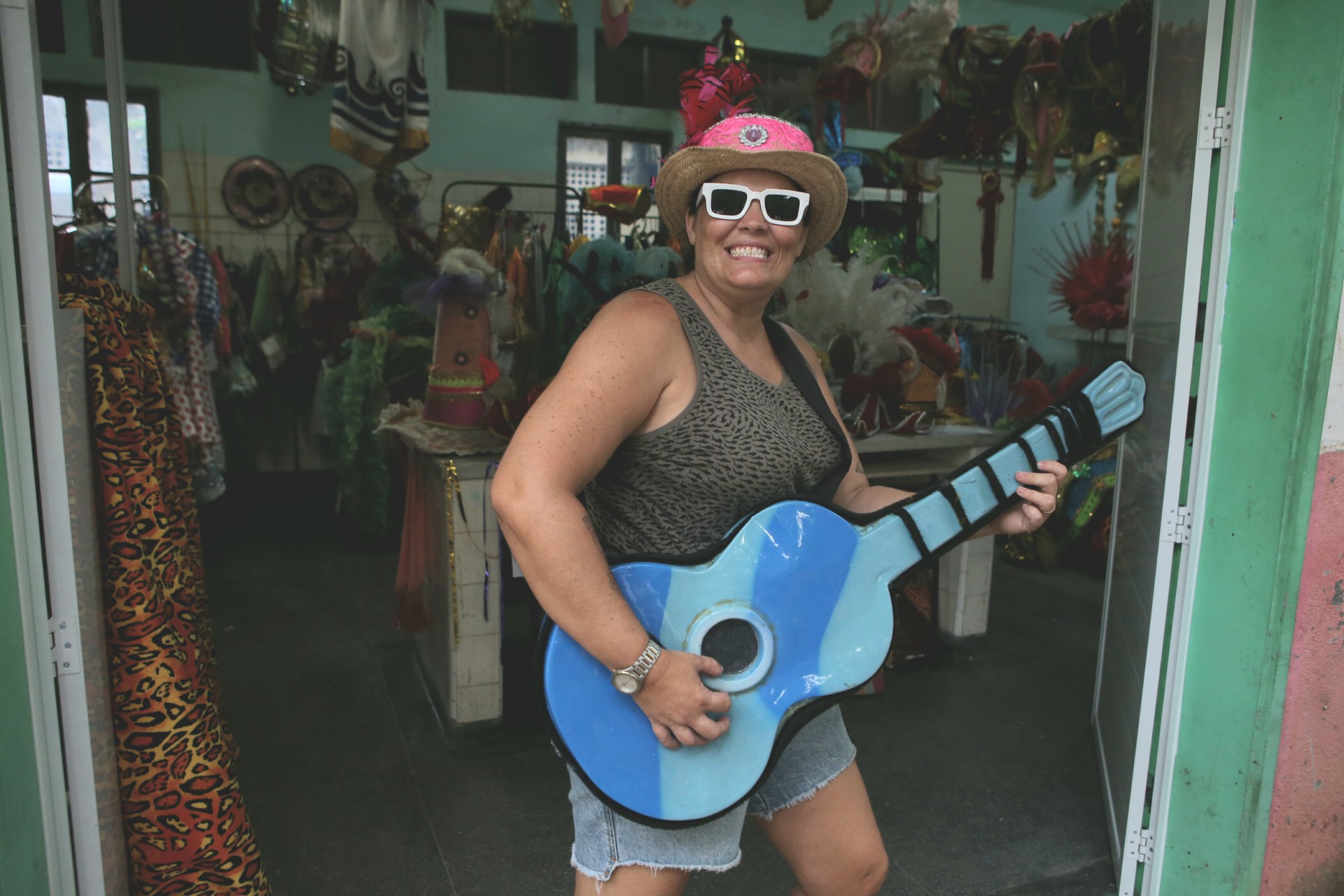 Ana Carla Bastos: coordenadora do barrac&atilde;o - Cleber Mendes/ Ag&ecirc;ncia O Dia