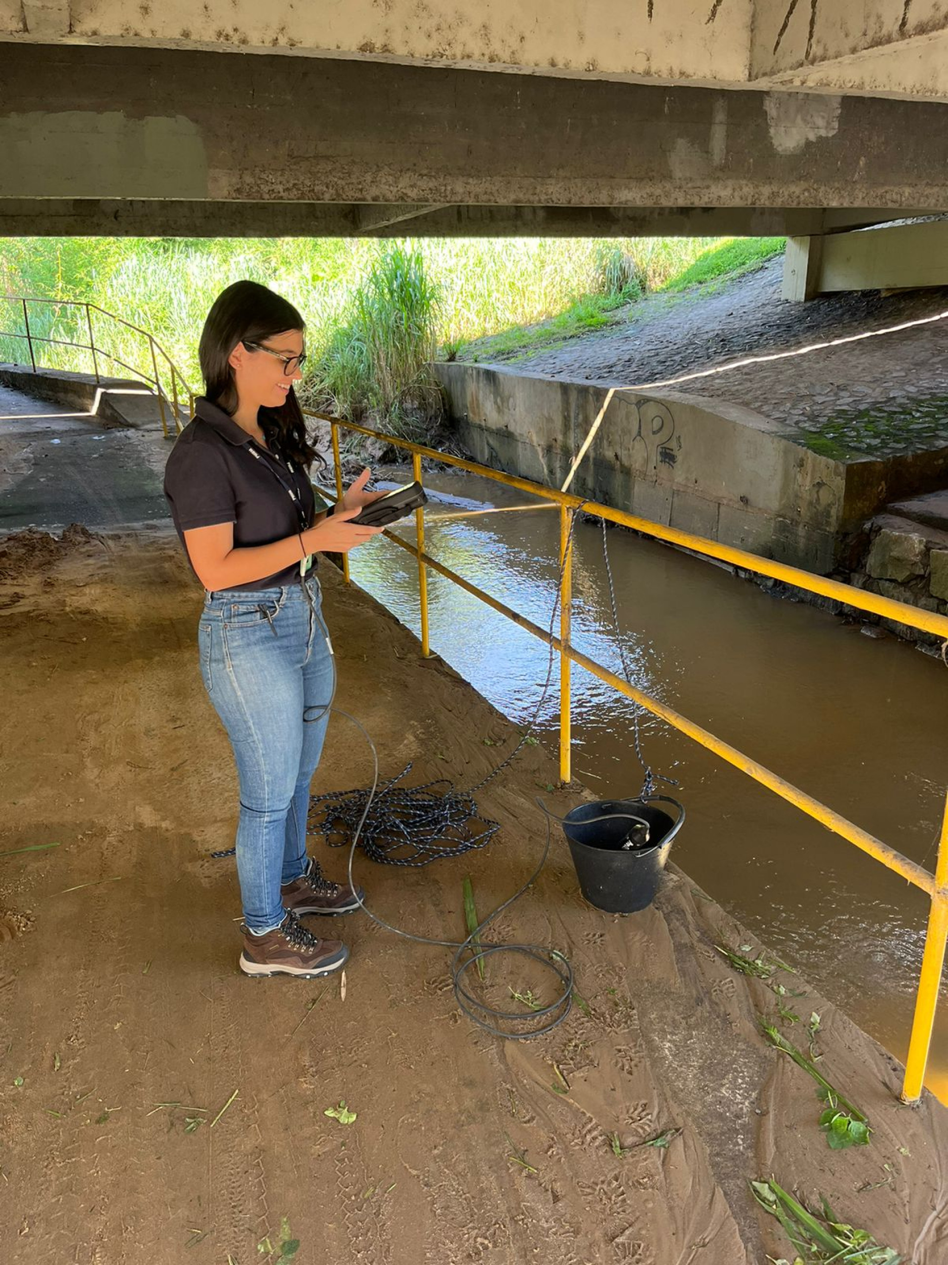 Coleta foi feita em trechos do rio na estrada que liga Quatis &agrave; Vista Alegre; no distrito de Floriano; no bairro de Saudade e no Centro