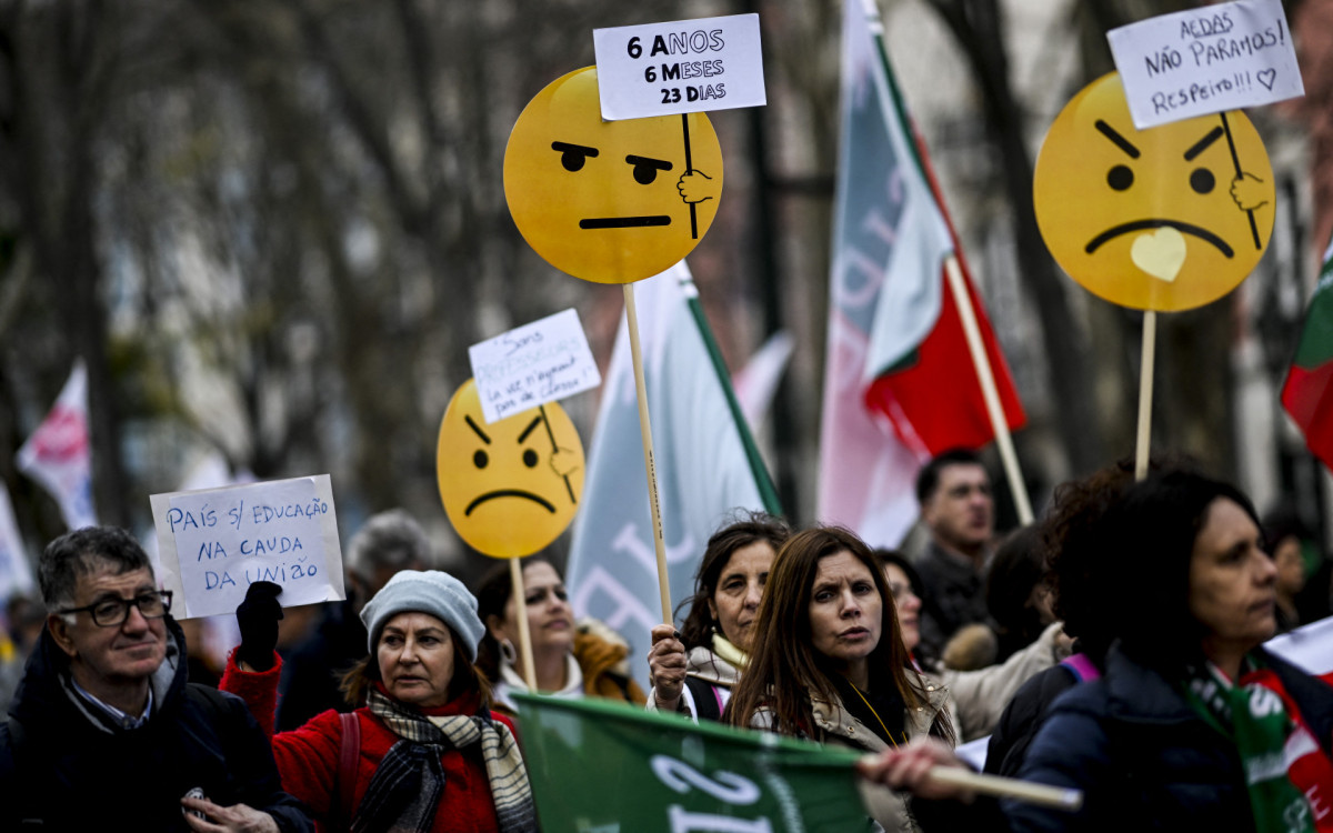 Manifestação aconteceu neste sábado, 11, em Lisboa, capital de Portugal