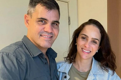 Juliano Cazarré comemora aniversário da mulher na web: 'Dona de minha cabeça e coração'