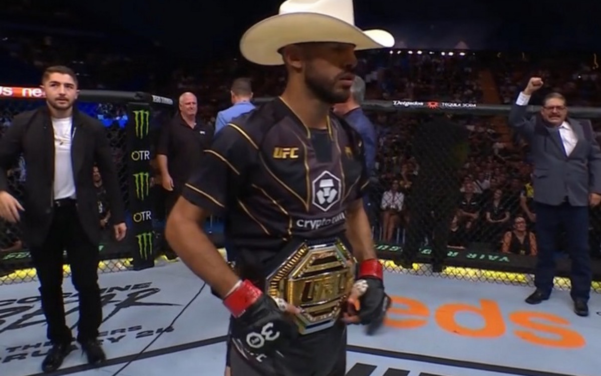 Yair Rodriguez faturou cintur&atilde;o interino dos penas