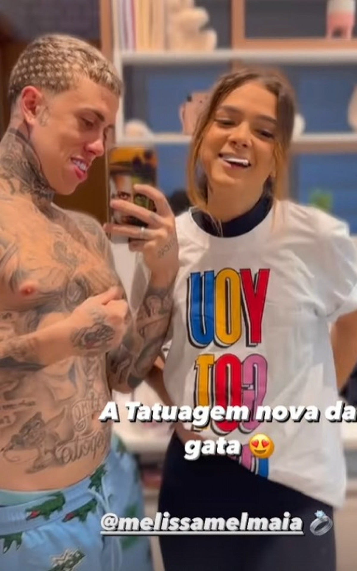 Mel Maia faz tatuagem em homenagem ao namorado, MC Daniel; veja |  Celebridades | O Dia