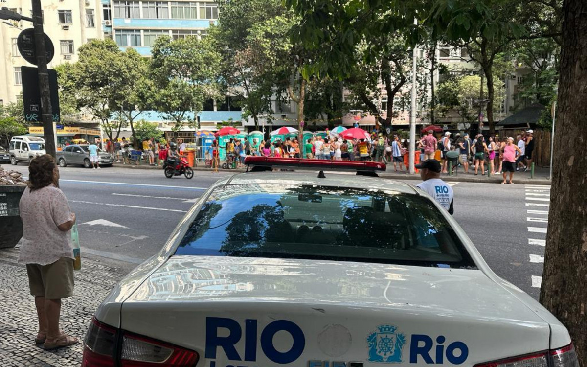 Seop realizou operação de fiscalização em blocos e no entorno da Sapucaí - Divulgação / Seop