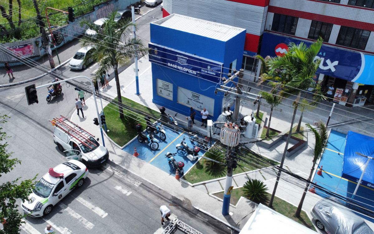 A base operacional fica na Praça dos Estudantes, no Centro