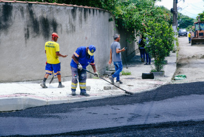 Prefeitura de Magé inicia etapa final de obras no bairro Flexeiras