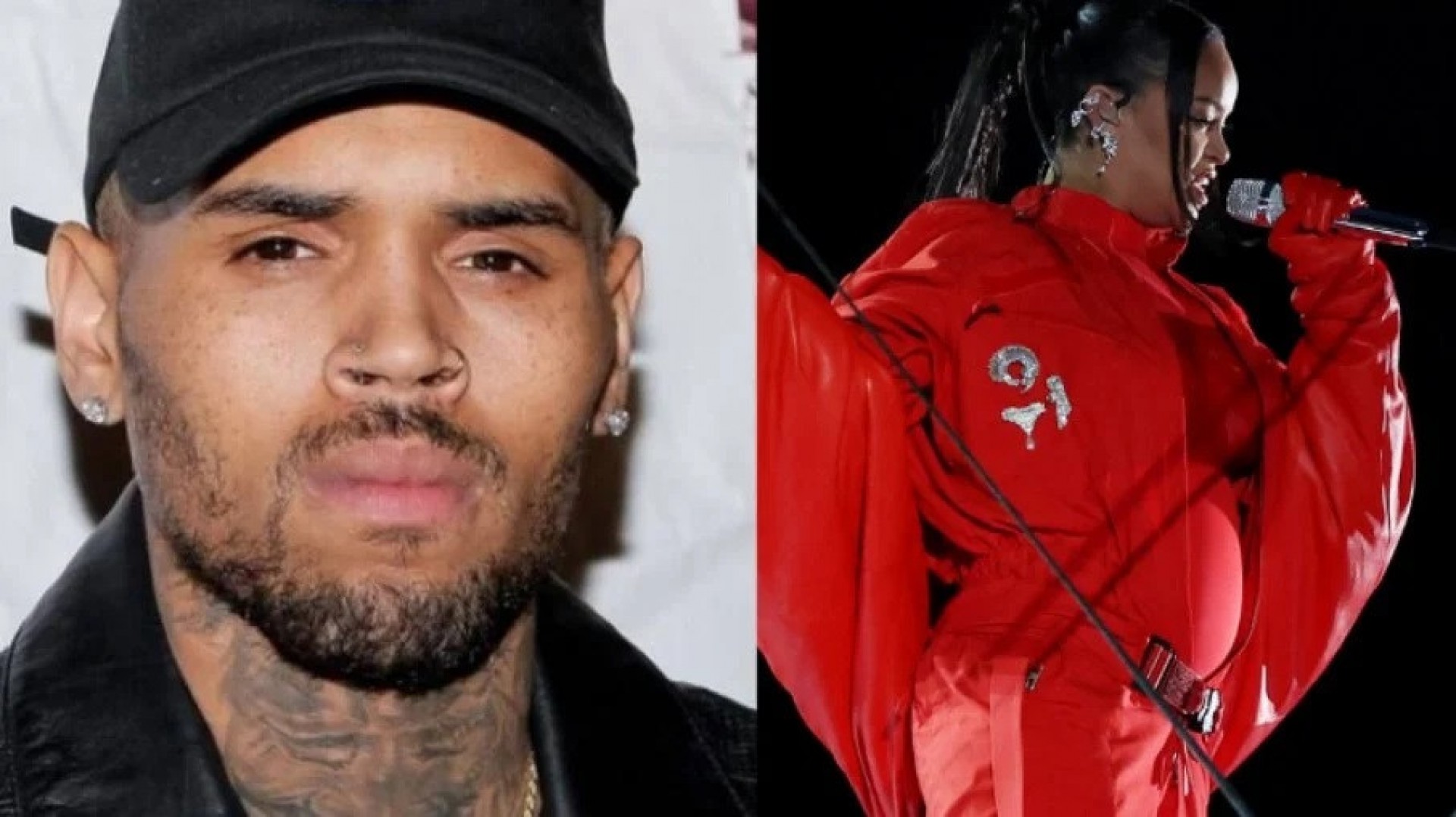 Chris Brown teria reagido à apresentação de Rihanna no Super Bowl - Reprodução