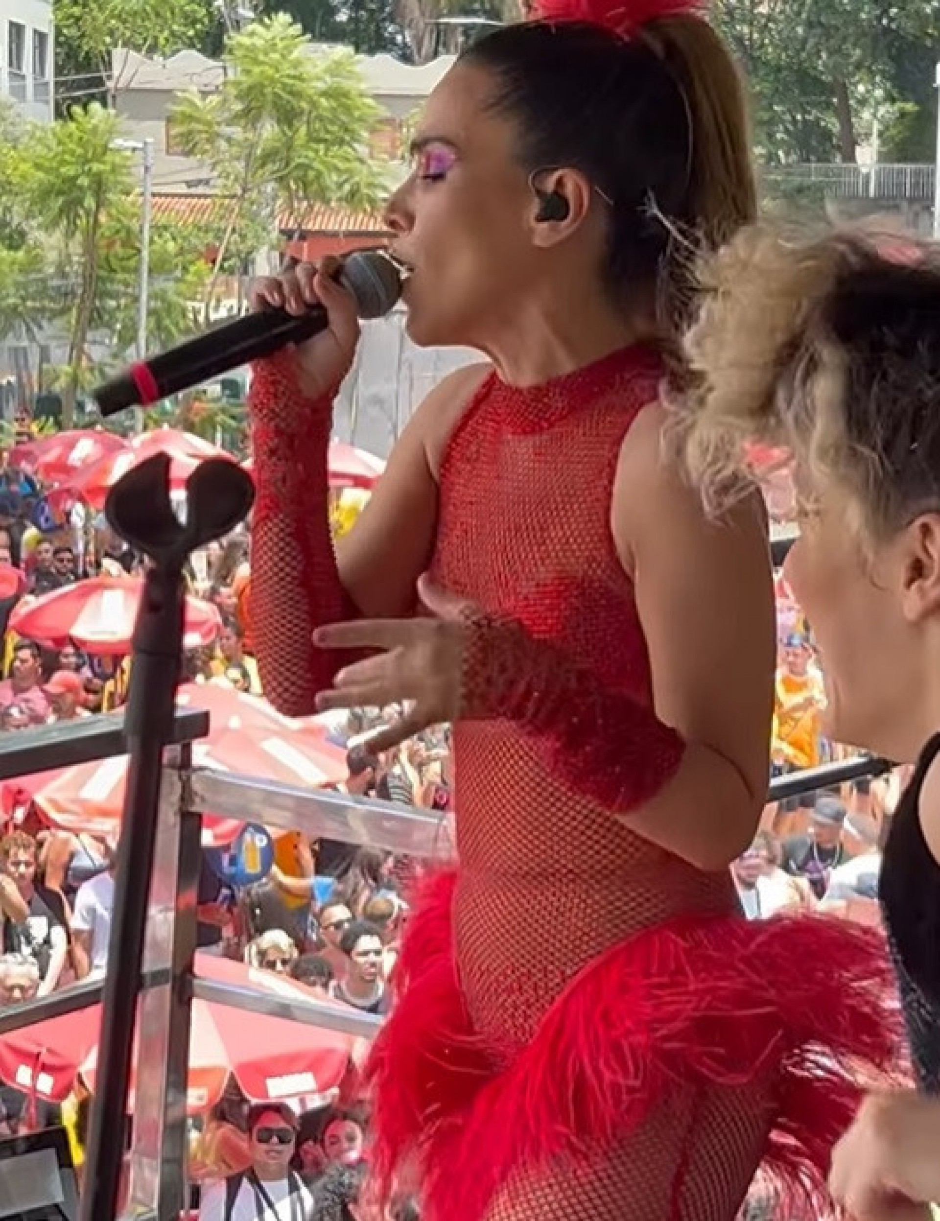 Wanessa desabafa após ter bloco interrompido pela polícia de São Paulo - Reprodução de vídeo / Instagram