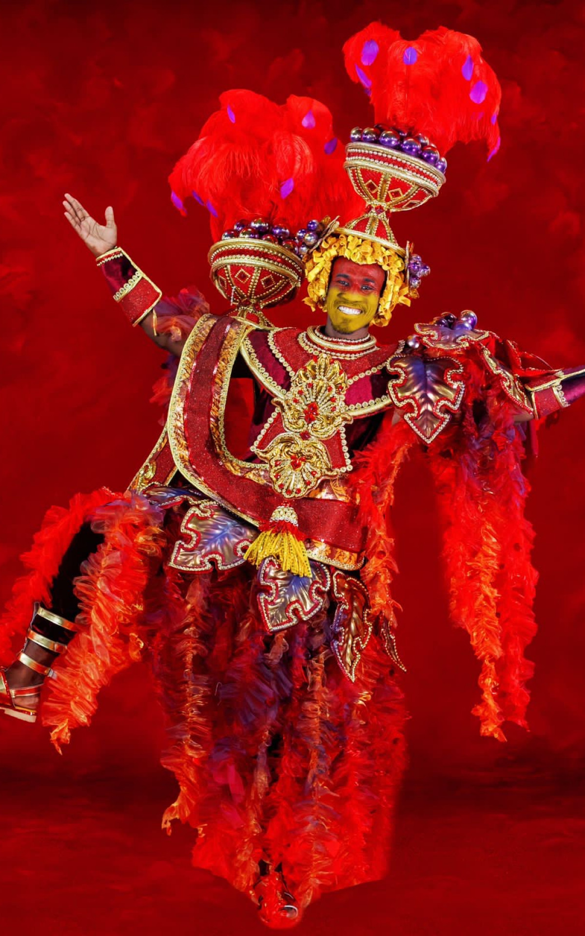 Uma das fantasias que o Salgueiro vai usar na Avenida no Carnaval 2023 - Divulga&ccedil;&atilde;o