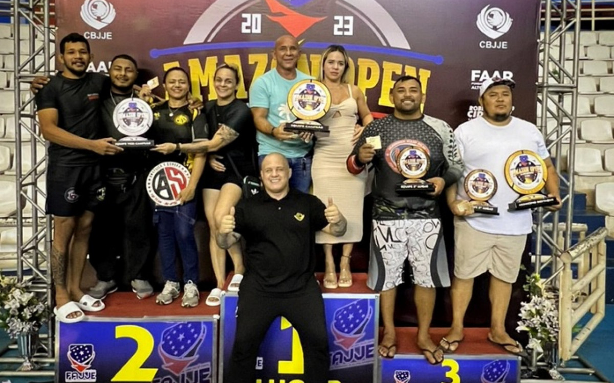 Nova Uni&atilde;o foi a grande campe&atilde; por equipes do Amazon Open de Jiu-Jitsu