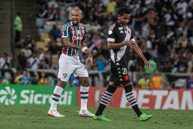 Felipe Melo e Barbieri se envolvem em confusão e quase chegam 'às vias de fato' após fim de Fluminense e Vasco
