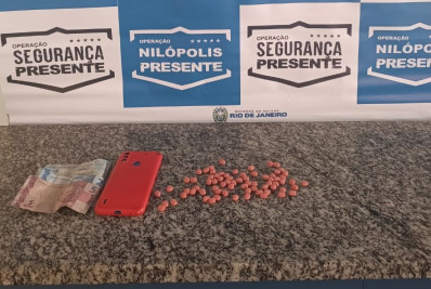 Segurança Presente de Nilópolis prende traficante com ecstasy que seria vendido no Carnaval