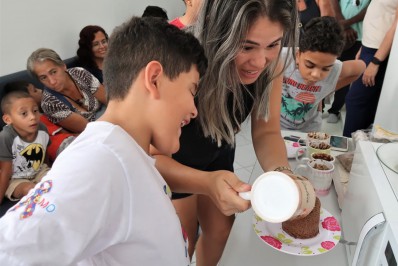 Educação promove roda de conversa sobre alimentação saudável
