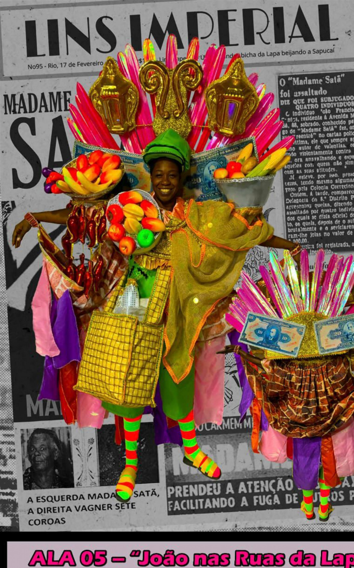 Fantasias da Lins Imperial estão á venda - Divulgação