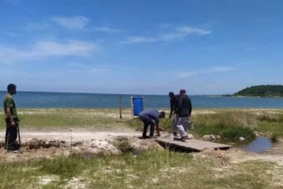 Ações de ordenamento são promovidas na Ilha do Boi, em São Pedro da Aldeia