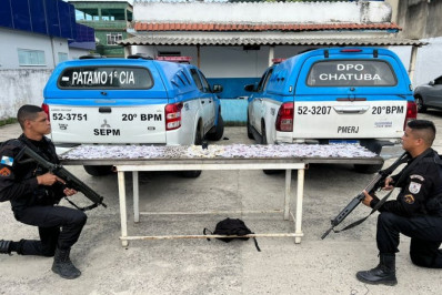 Traficante de drogas é preso pela PM em Mesquita