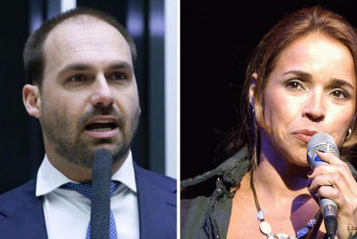 Supremo intima Eduardo Bolsonaro em queixa-crime feita por Daniela Mercury